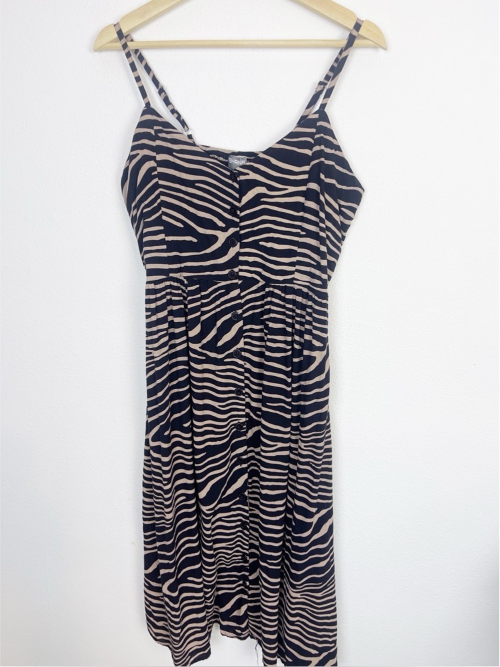 Shana Animal Print Midi dress L